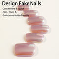 Press-On Nail Set Holographic 24-Piece