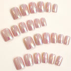 Press-On Nail Set Holographic 24-Piece