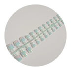 Press-On Nail Set Holographic Shimmer Glue-On & Multiple Sizes