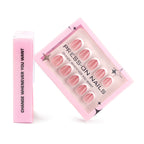 Press-On Nail Set Interchangeable Multiple Sizes Reusable