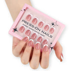 Press-On Nail Set Interchangeable Multiple Sizes Reusable