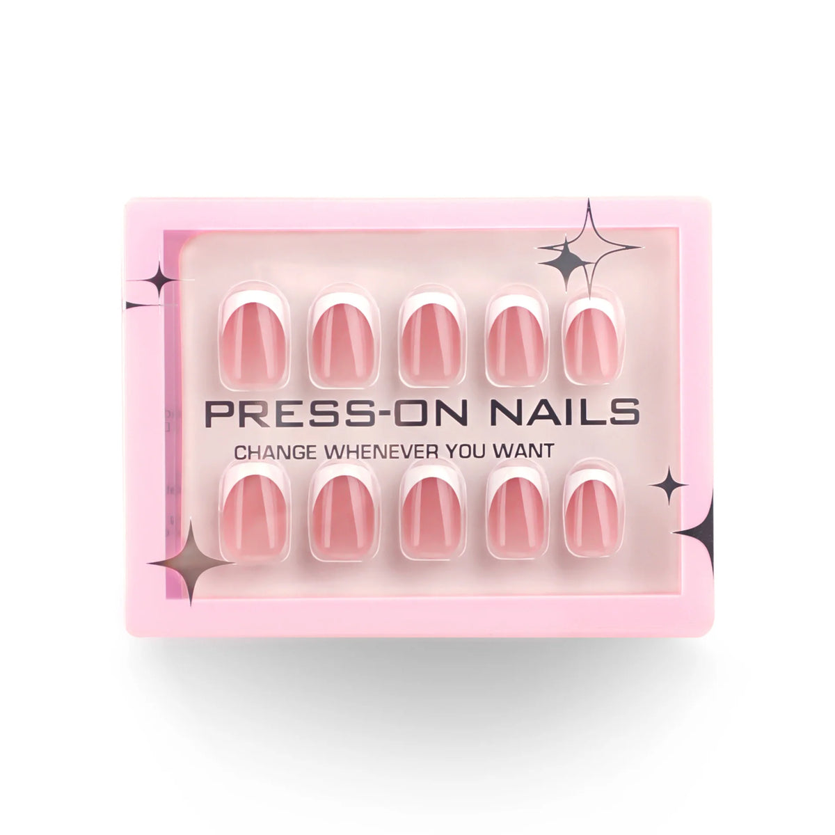 Press-On Nail Set Interchangeable Multiple Sizes Reusable