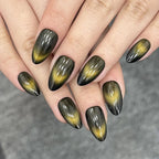 Press-On Nail Set Intricate Designs Almond Shape & Multiple Sizes