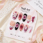 Press-On Nail Set Intricate Floral Comfort Fit