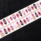 Press-On Nail Set Intricate Floral Comfort Fit