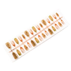 Press-On Nail Set Intricate Floral Comfort Fit Easy Application