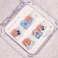 Press-On Nail Set Intricate Floral Reusable Multiple Sizes