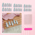 Press-On Nail Set Iridescent Easy Apply & Reusable
