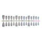 Press-On Nail Set Iridescent Easy Apply & Reusable