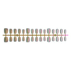Press-On Nail Set Iridescent Glossy Reusable