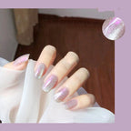 Press-On Nail Set Iridescent No Glue & Long-Lasting