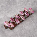 Press-On Nail Set Jewel-Accented No Glue Reusable