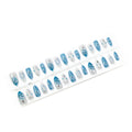 Press-On Nail Set Jewel Embellished Reusable