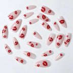 Press-On Nail Set Kiss-Print Peel-And-Stick Multiple Sizes