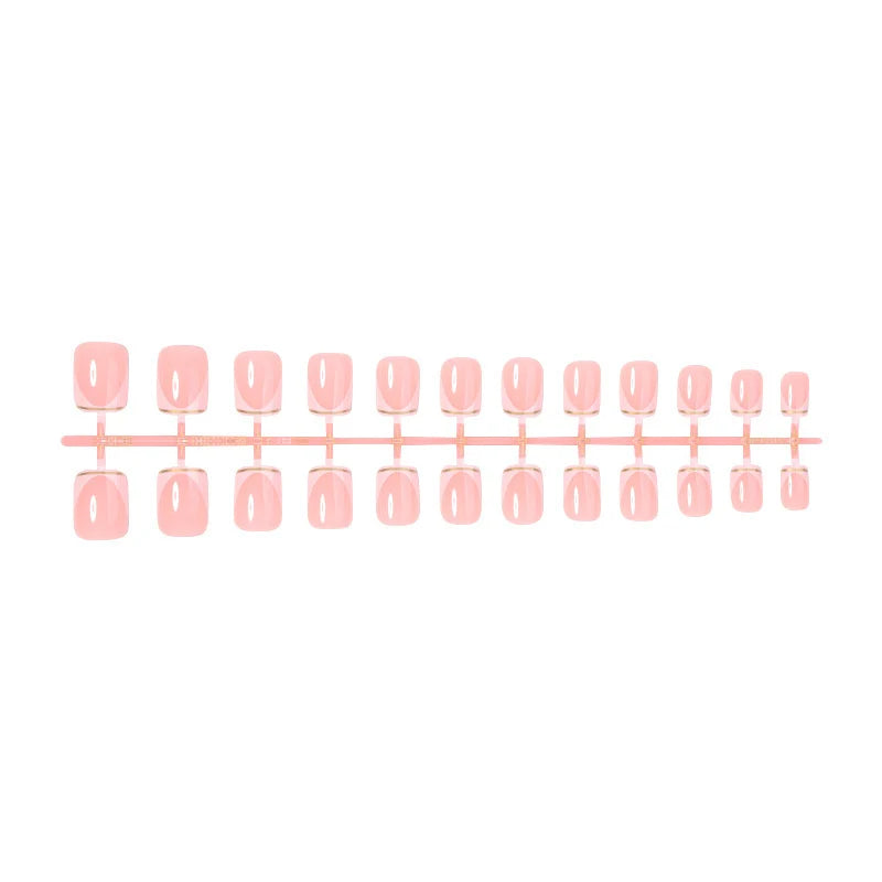Press-On Nail Set Lace Design Reusable Easy Application