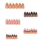 Press-On Nail Set Lace, Polka Dot & Stripe