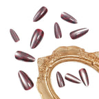 Press-On Nail Set Leopard Print 24-Piece & Adhesive Tabs