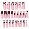 Press-On Nail Set Leopard Print Easy Application