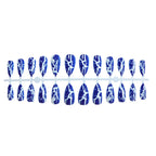 Press-On Nail Set Lightning Bolt Self-Adhesive & Reusable