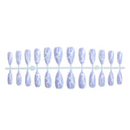 Press-On Nail Set Lightning Design Multiple Sizes