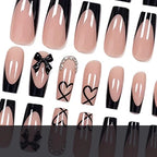 Press-On Nail Set Long 3D Designs 24-Count
