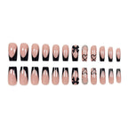 Press-On Nail Set Long 3D Designs 24-Count