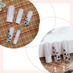 Press-On Nail Set Long Adhesive-Backed Artistic