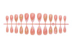 Press-On Nail Set Long-Lasting Floral Designs & Easy Application
