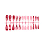 Press-On Nail Set Long-Lasting Includes Glue & Adhesive Strips