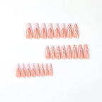 Press-On Nail Set Long Stylish Easy Application