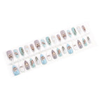 Press-On Nail Set Marine Otter Designs Durable & Reusable
