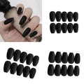 Press-On Nail Set Matte Finish Multiple Sizes No Adhesive