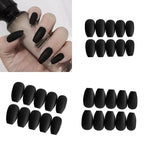 Press-On Nail Set Matte Finish Multiple Sizes No Adhesive