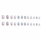 Press-On Nail Set Metallic Glue-On & Reusable