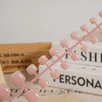 Press-On Nail Set Natural Gloss & Strong Adhesive
