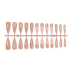 Press-On Nail Set Natural-Looking Adhesive Pads