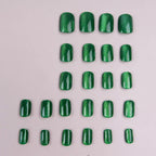 Press-On Nail Set No-Glue Glossy Finish & Multiple Sizes