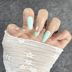 Press-On Nail Set No Glue Long-Lasting Pastel Patterns