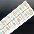 Press-On Nail Set No Glue Long-Lasting Pastel Patterns