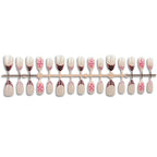 Press-On Nail Set Non-Toxic Artistic Design