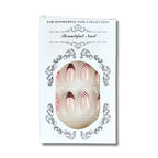 Press-On Nail Set Non-Toxic Artistic Design