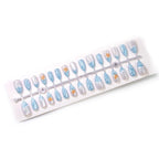 Press-On Nail Set Ocean-Inspired Long-Lasting & Easy Application