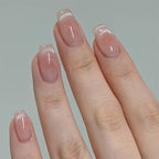 Press-On Nail Set Ombre Design Easy Application Multiple Sizes