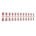 Press-On Nail Set Ombre Design Easy Application Multiple Sizes