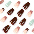 Press-On Nail Set Ombre Design Easy Apply & Remove