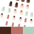 Press-On Nail Set Ombre Design Easy Apply & Remove