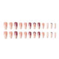 Press-On Nail Set Ombre & Glitter Peel And Press