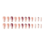 Press-On Nail Set Ombre & Glitter Peel And Press