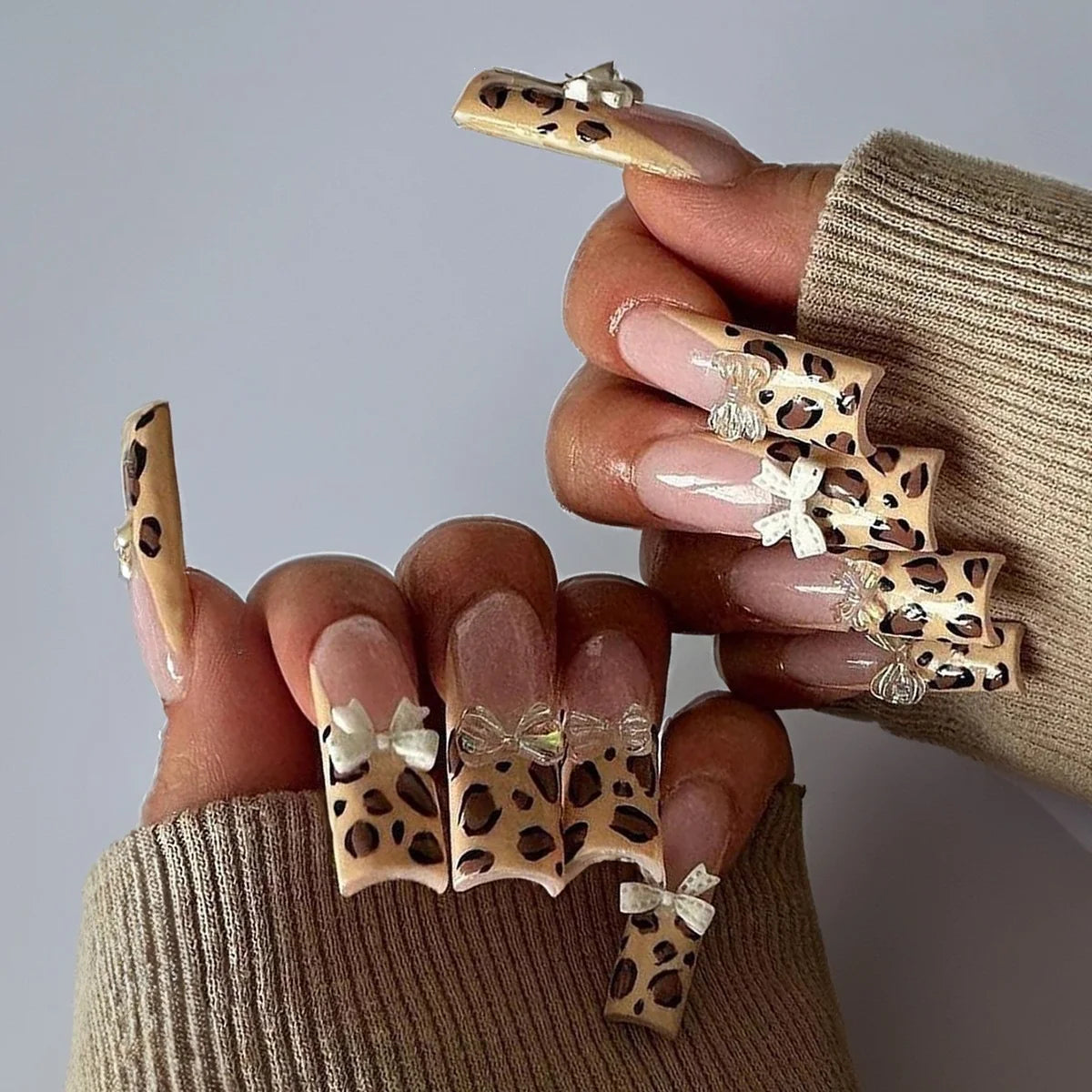 Press-On Nail Set Ombre Gradient Easy Application