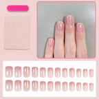Press-On Nail Set Ombre Gradient Includes Adhesive